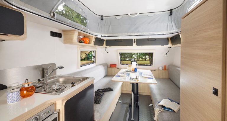 Le Plan et la Configuration Intérieure d'une Caravane